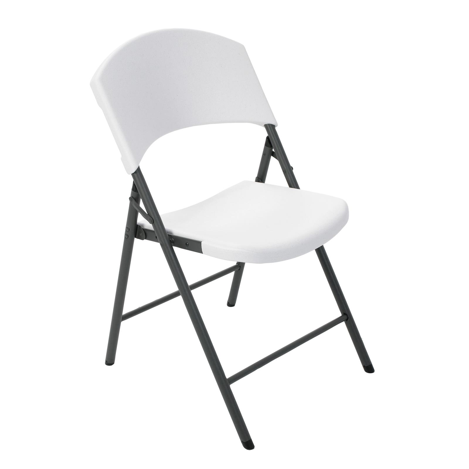 Lifetime semi-commercial folding chair (white granite) 2810