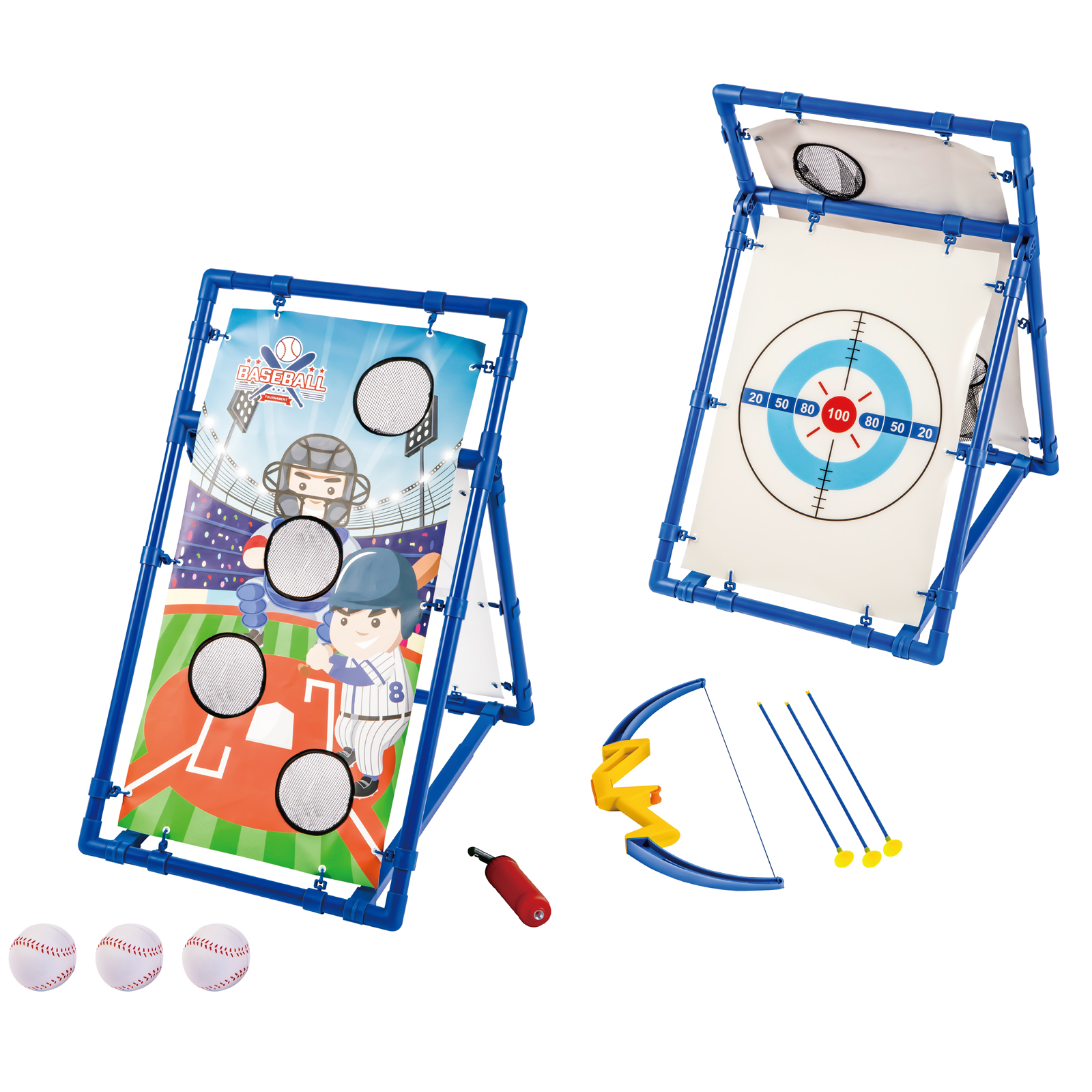 Solex 2 in 1 game set: baseball and archery