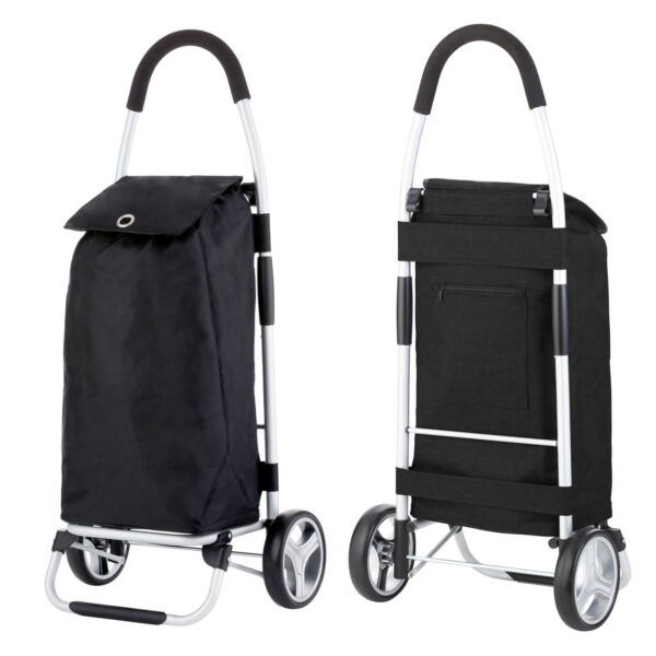 CRUISER WÓZEK ZAKUPOWY SKŁADANY CLASSIC CZARNY PREMIUM 604320
