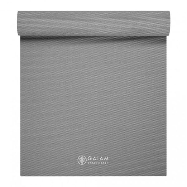 GAIAM ESSENTIALS MATA DO JOGI 6 MM Z PASKIEM SZARA 63317
