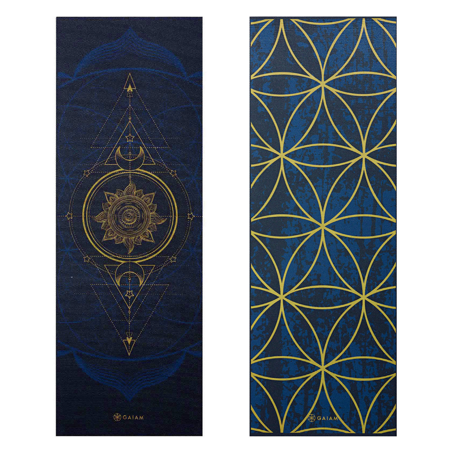 Alfombra de yoga GAIAM Sol y luna de doble cara 6 mm 63419