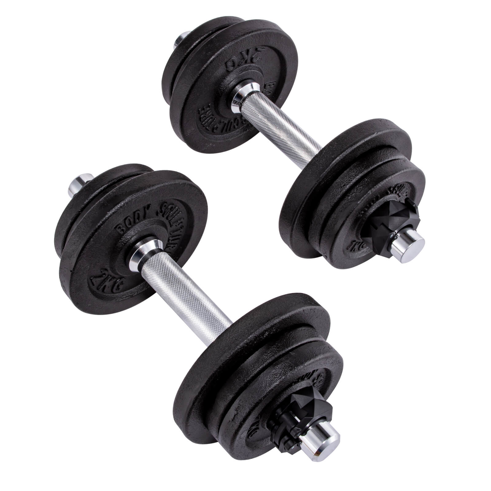 Body Sculpture Cast iron dumbbells 2x10 kg BW 780LX2