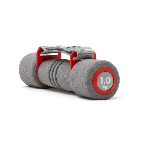 Reebok dumbbells with handle 2 x 1 kg RAWT-11061RD - Image 4