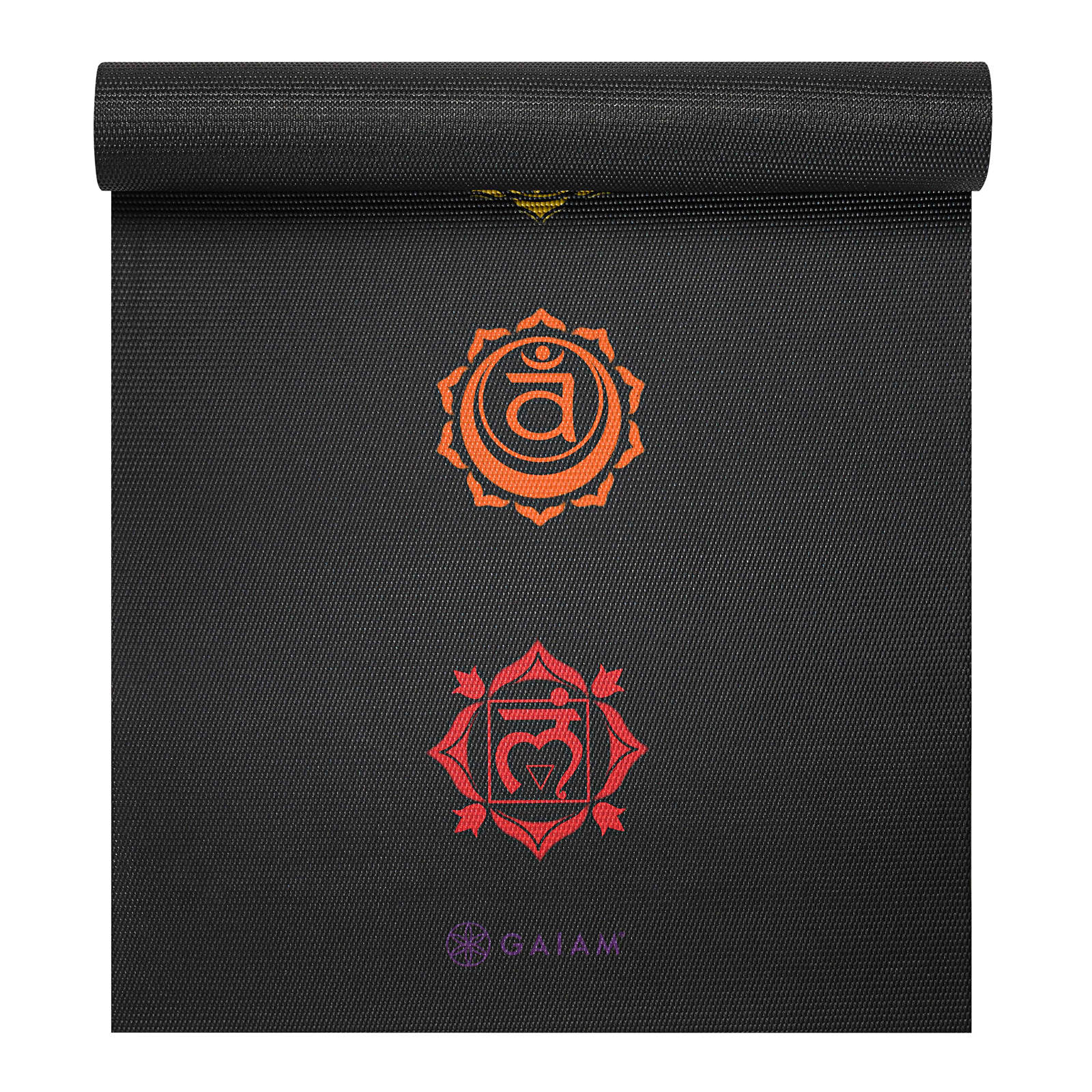 GAIAM MATA DO JOGI  PREMIUM BLACK CHAKRA 6 MM 62610