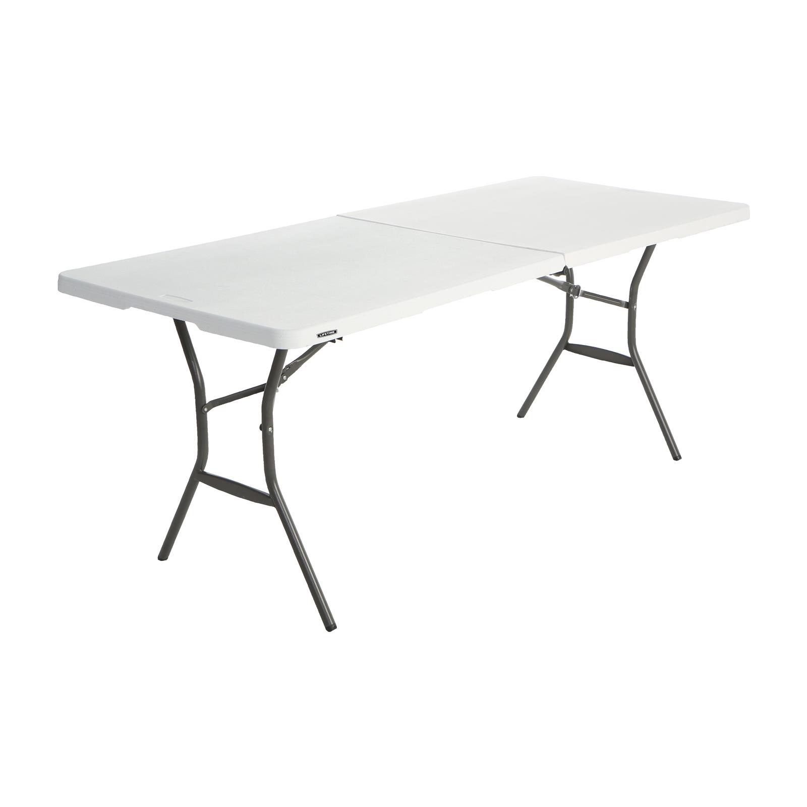 LIFETIME FOLD-IN-HALF TABLE 183 CM (WHITE GRANITE) 80471