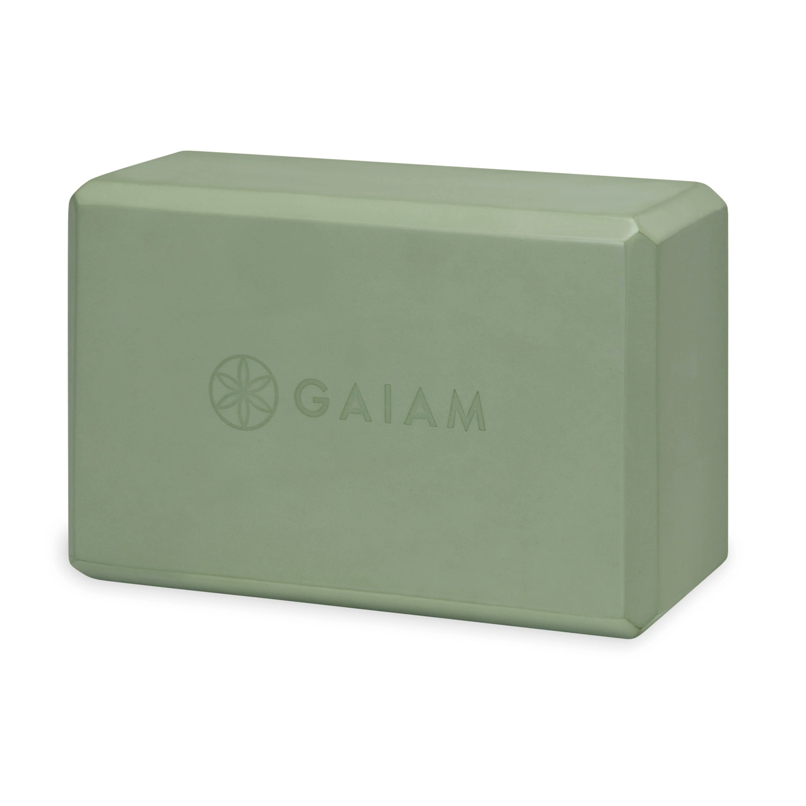 GAIAM FOAM YOGA BLOCK VINTAGE GREEN 64972