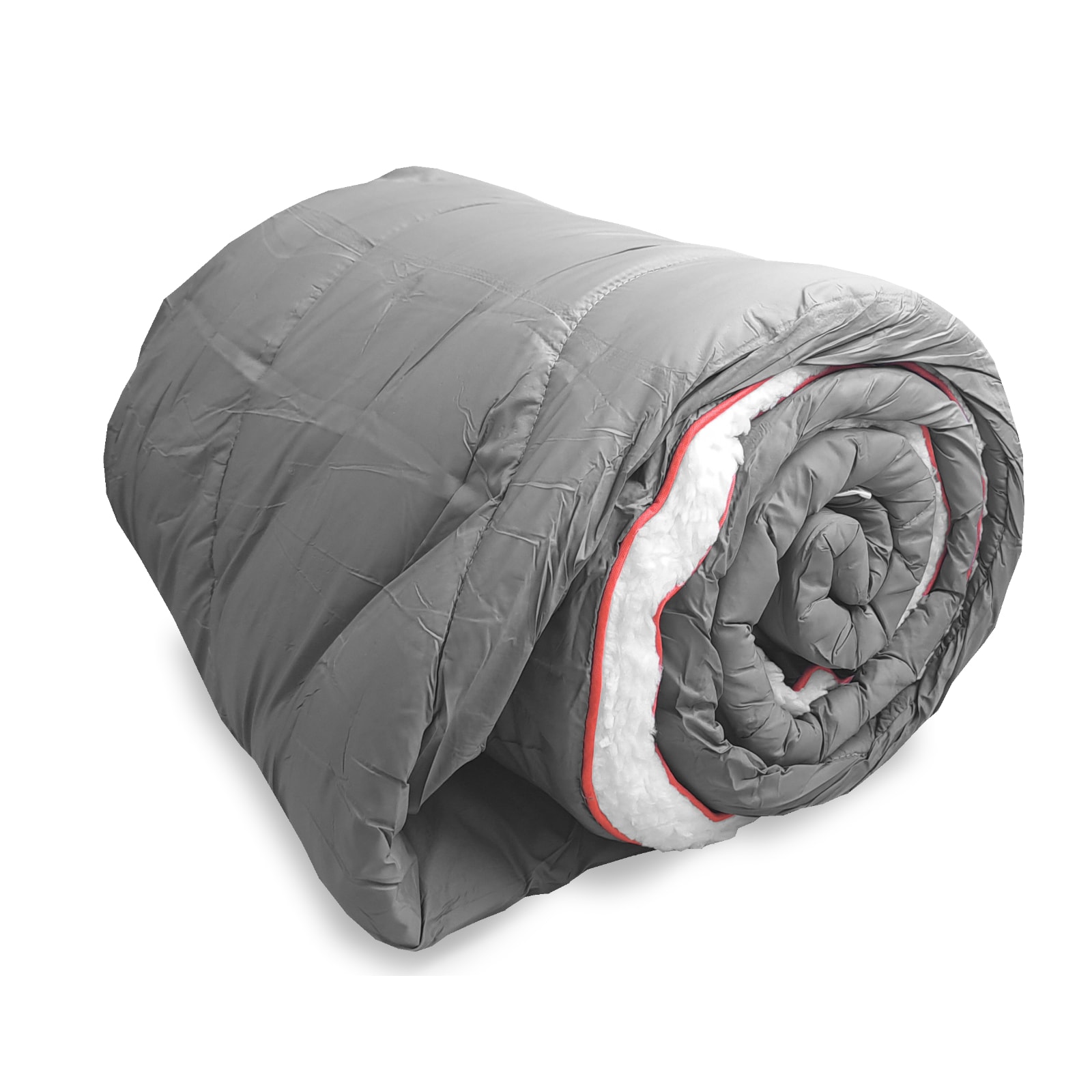 OFFLANDER SOFT CAMPING PLAID BLANKET GRAY 200 x 140