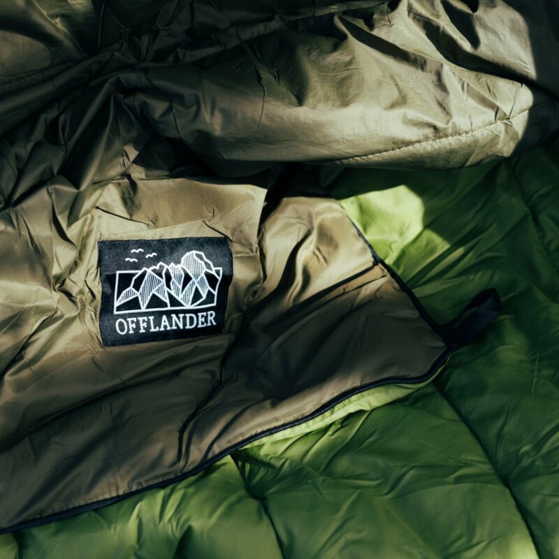 OFFLANDER WODOODPORNY KOC PLED KEMPINGOWY ZIELONY 200 x 140 - obrazek 4