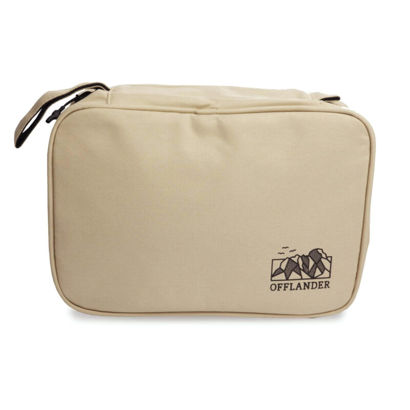 OFFLANDER ORGANIZER KOSMETYCZKA TURYSTYCZNA DO WIESZANIA KHAKI