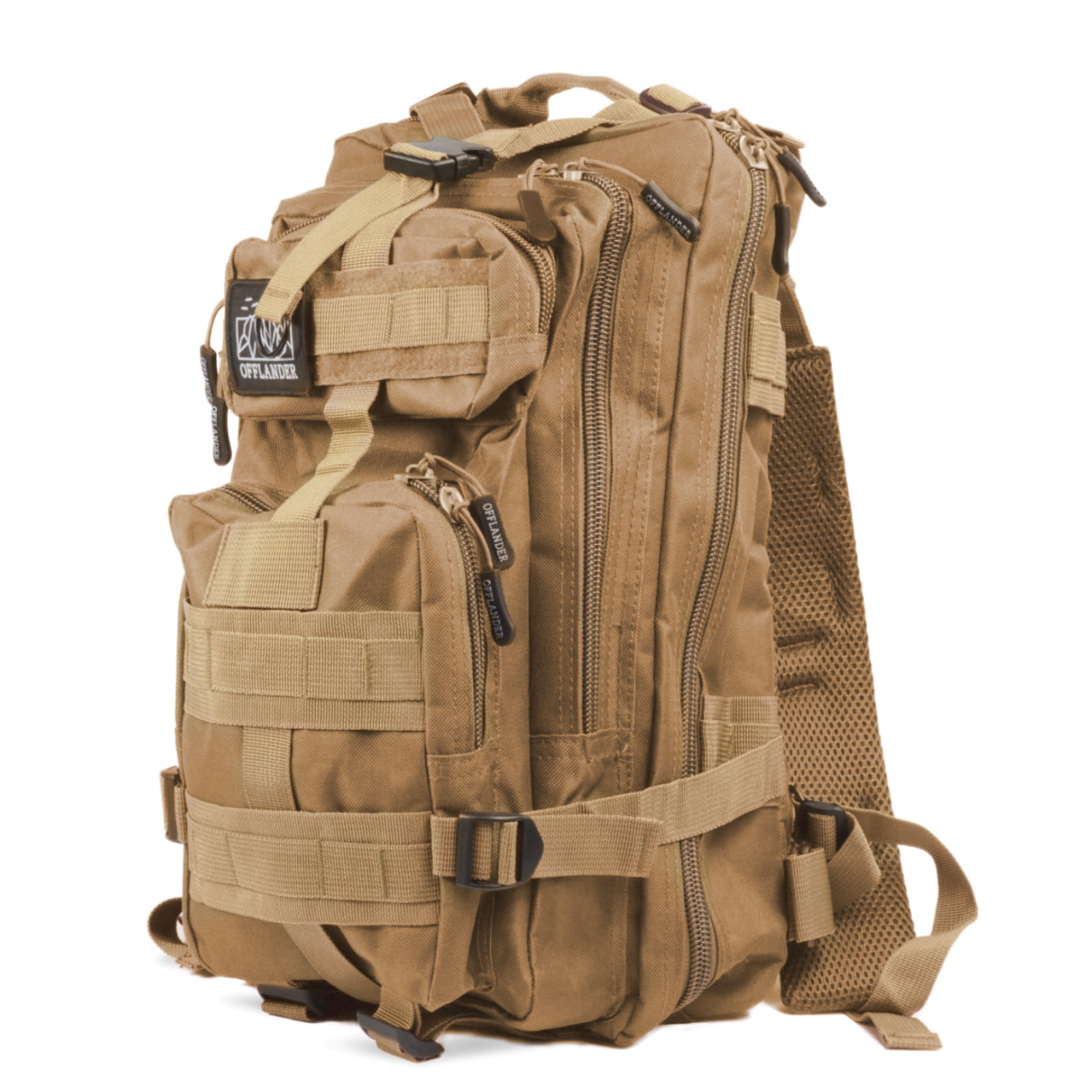 OFFLANDER HIKING BACKPACK SURVIVAL 25L KHAKI
