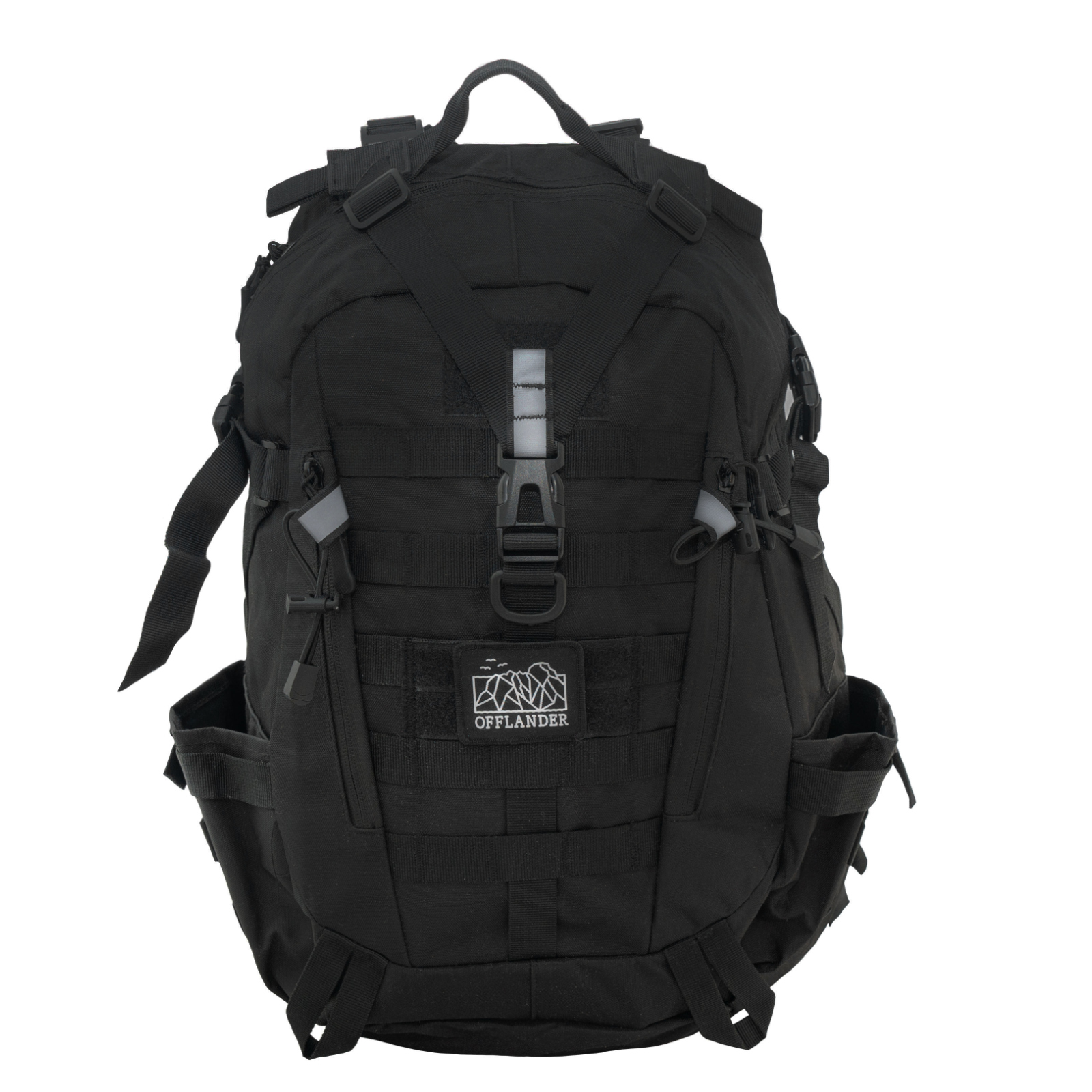 OFFLANDER TOURIST BACKPACK SURVIVAL TREKKER 25L BLACK