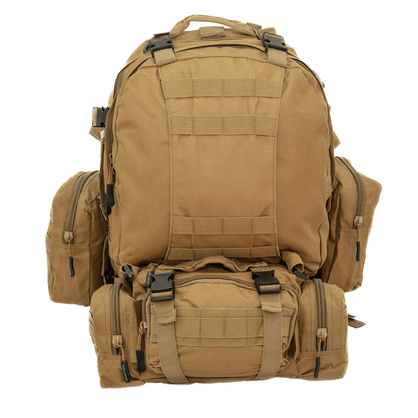 OFFLANDER TOURIST BACKPACK SURVIVAL COMBO 38L KHAKI
