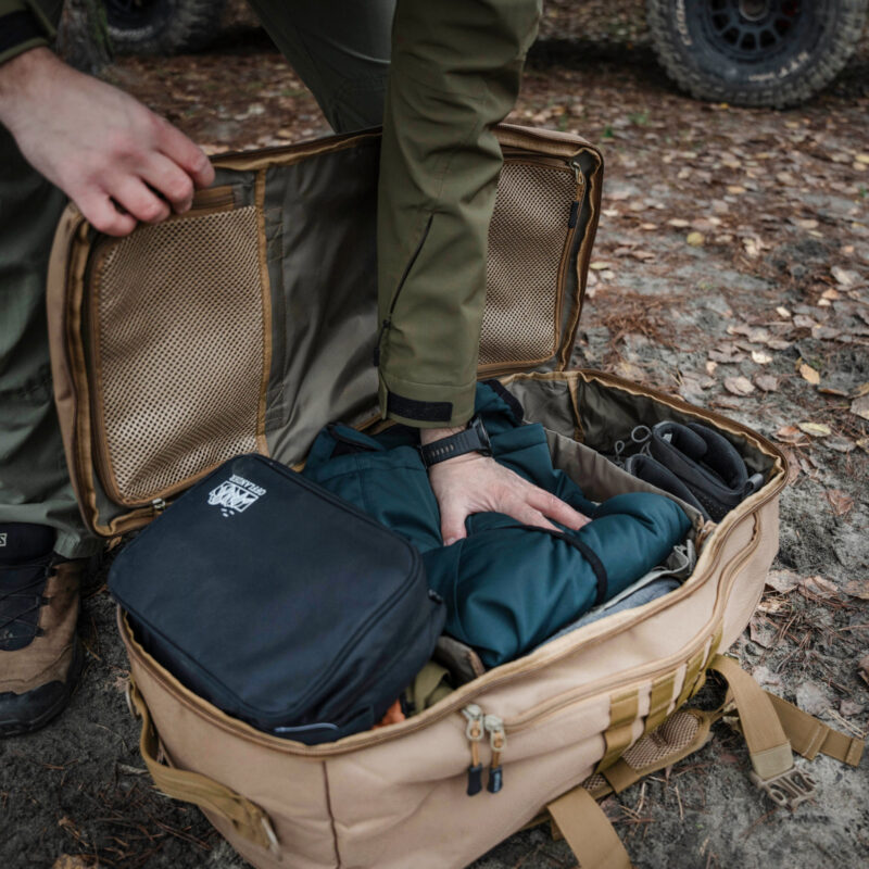 OFFLANDER TORBA PODRÓŻNA PLECAK 3W1 OFFROAD 54L KHAKI - obrazek 4