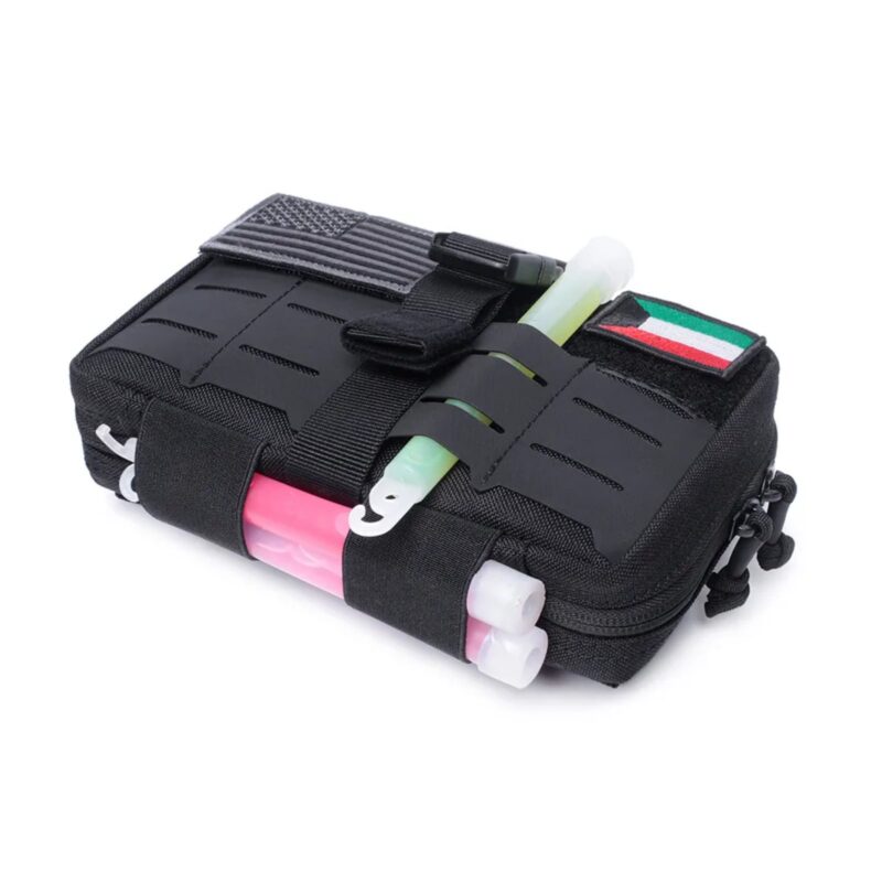 OFFLANDER SASZETKA TAKTYCZNA MOLLE Z RZEPEM NA POWERBANK I KABLE KHAKI - obrazek 9