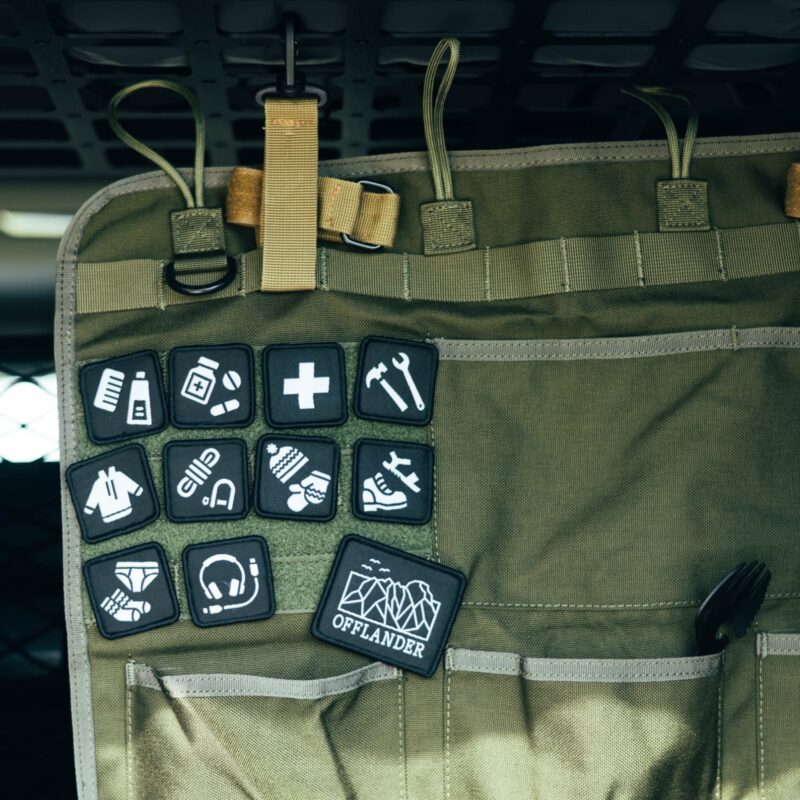 OFFLANDER ORGANIZER UNIWERSALNY DO SAMOCHODU OFFROAD ZIELONY - obrazek 3