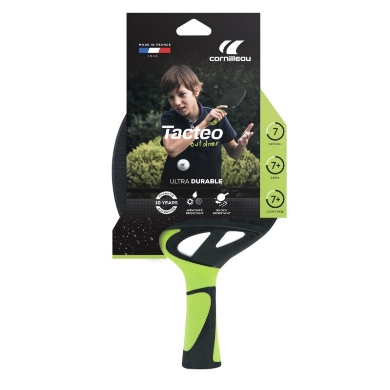 CORNILLEAU TACTEO 50 PADDLE LIME OUTDOOR - Image 8