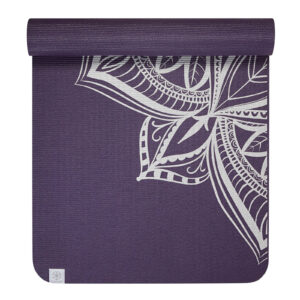 Gaiam Yoga Mat Aubergine Medallion 6 mm 63844