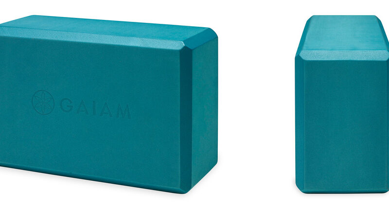 Gaiam Blue Teal Yoga Cube 59181 - Image 7
