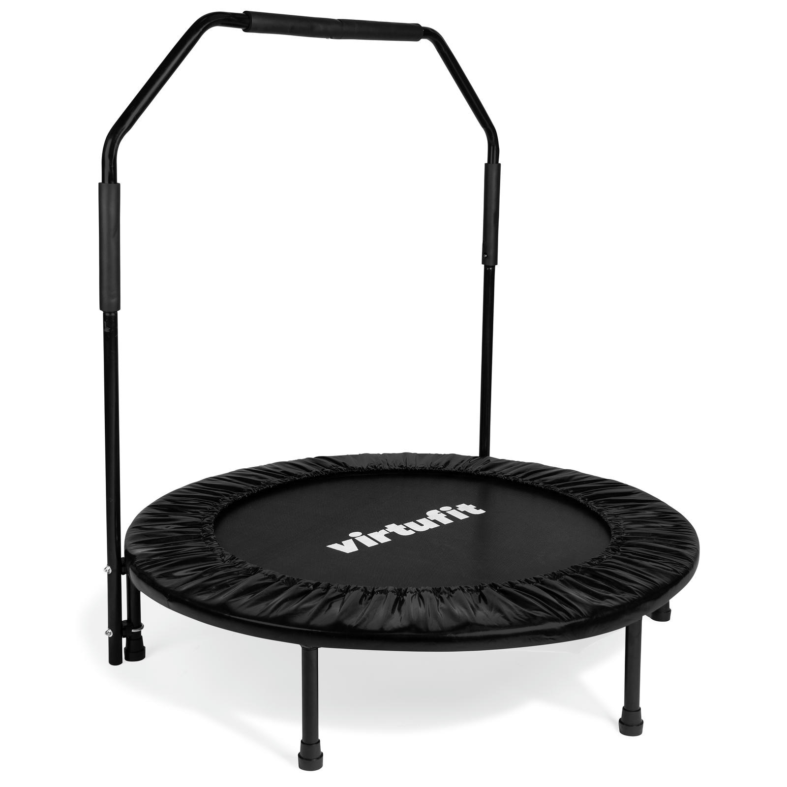 VIRTUFIT SKŁADANA TRAMPOLINA FITNESS Z UCHWYTEM 100 CM