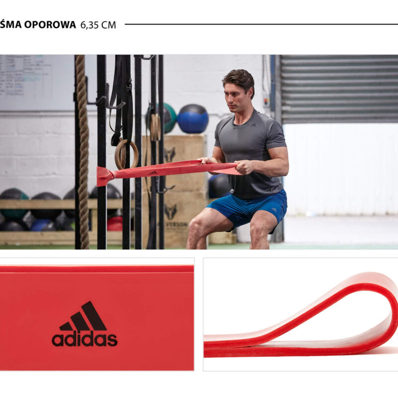 ADIDAS Resistance tape 6.35 cm ADTB-10607RD - Image 7